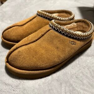 UGG Men's Brown Suede Slip-Ons